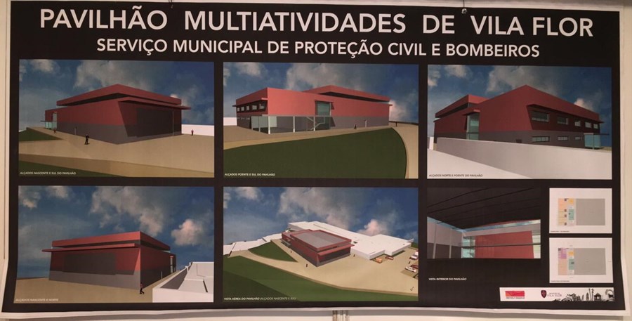 Imagem do projeto dos Bombeiros Voluntários de Vila Flor