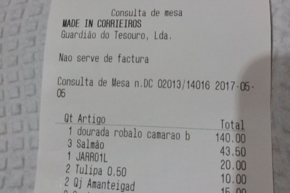 Restaurante lisboeta acusado de enganar clientes com contas exorbitantes