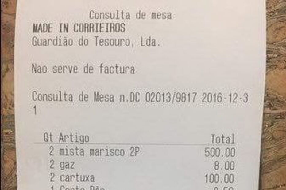 Restaurante lisboeta acusado de enganar clientes com contas exorbitantes