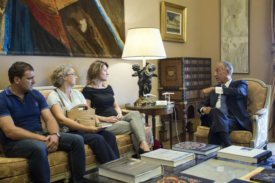 Associação de Familiares das Vítimas do Incêndio de Pedrógão Grande com Marcelo Rebelo de Sousa