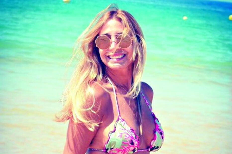 Cláudia Jacques tem aproveitado os dias de calor na Quinta do Lago, no Algarve