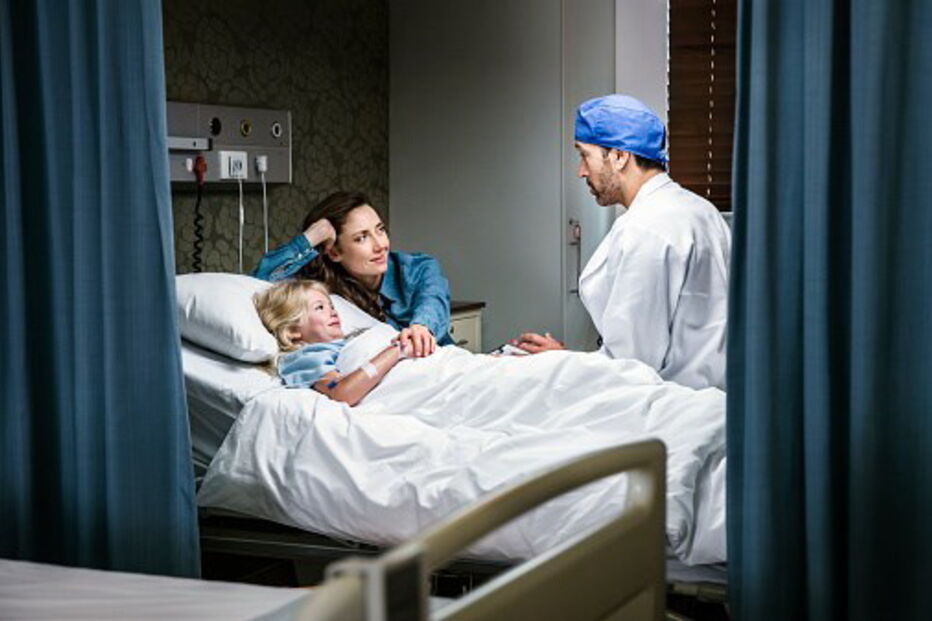 Cirurgia, criança, hospital