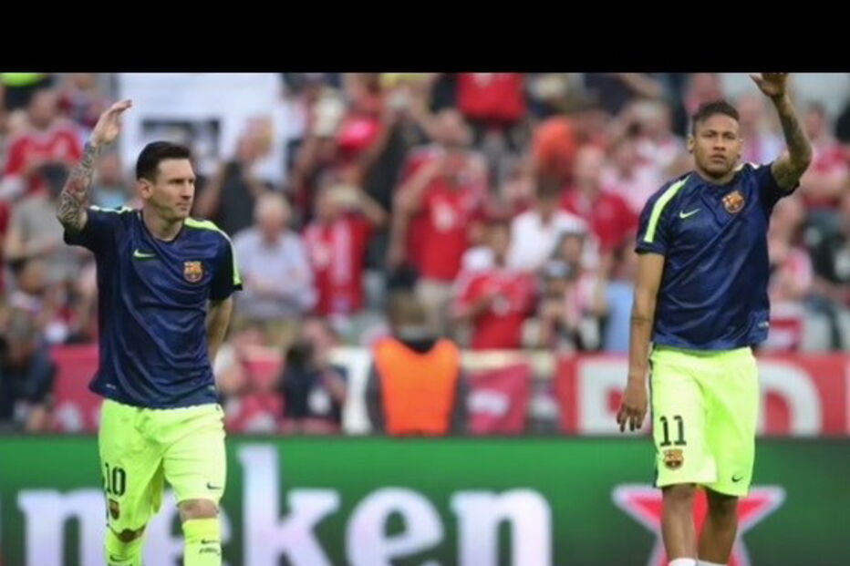 Uma das imagens partilhadas por Messi com o amigo Neymar