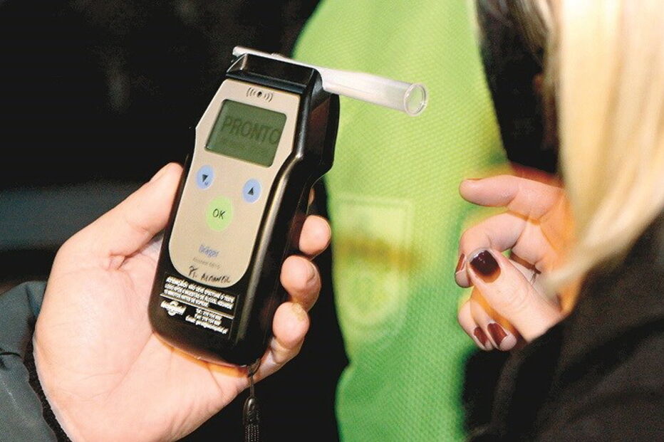 Condutora fez teste de alcoolemia
