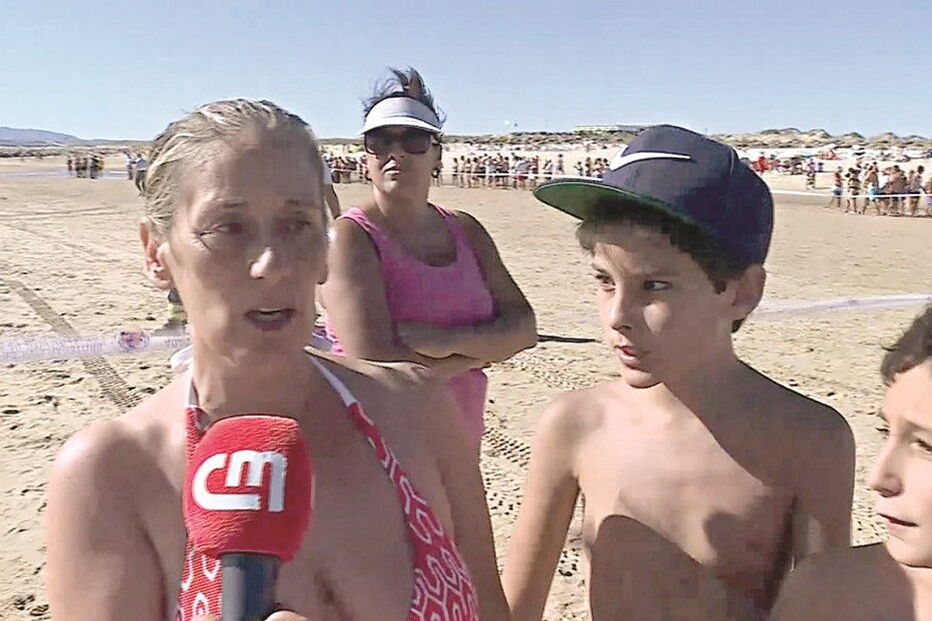 Célia Rocha estava na praia quando se apercebeu da tragédia