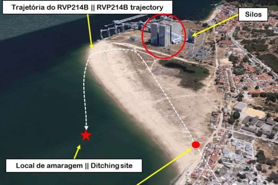 Acidente com avião Cessna que amarou na Caparica, em 2015