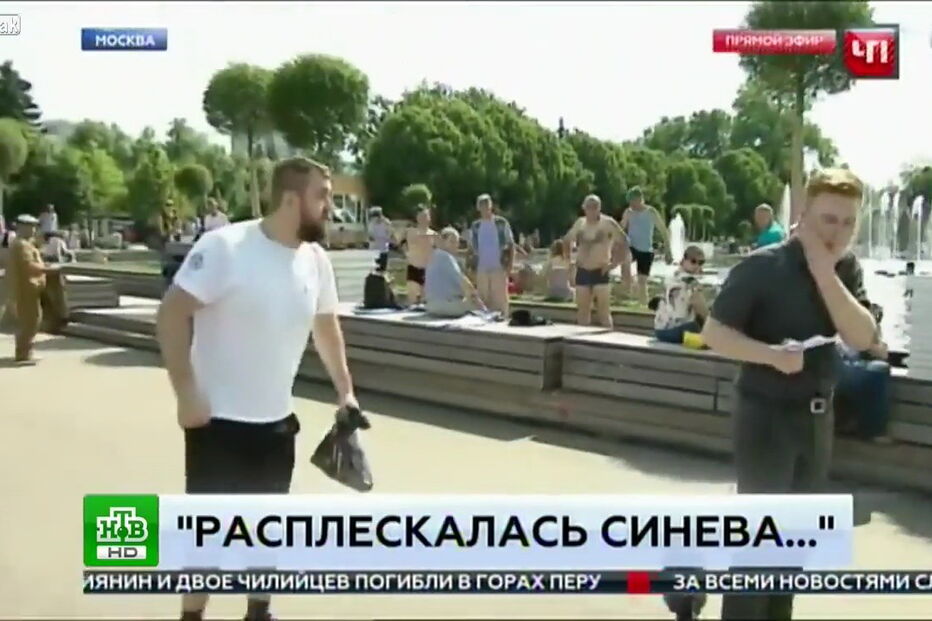 Jornalista russo esmurrado em direto