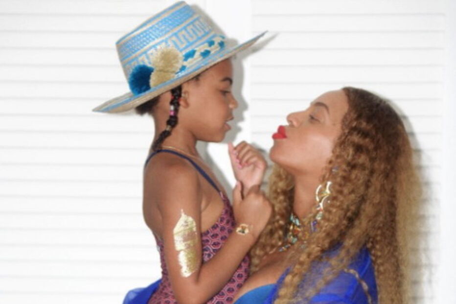Beyoncé e a filha mais velha, Blue Ivy