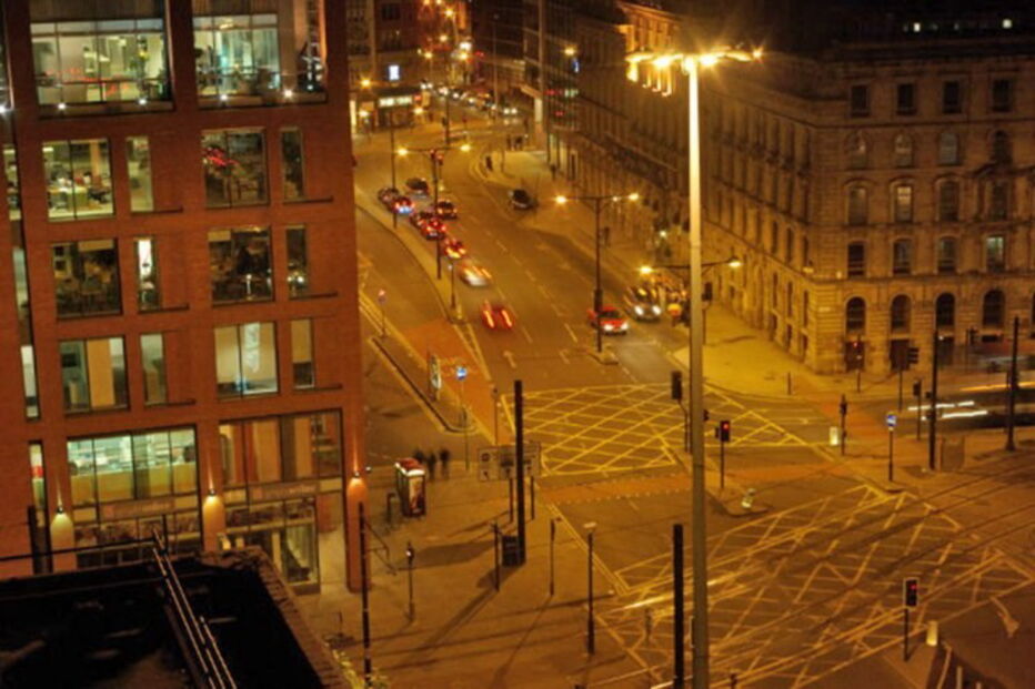 Rua de Portland, em Manchester