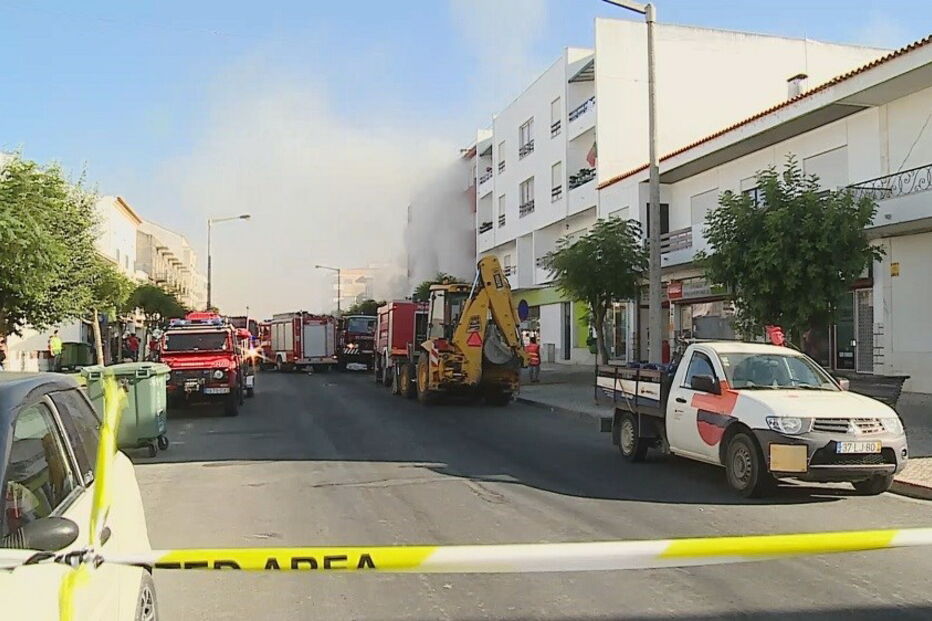 Incêndio em Salvaterra de Magos