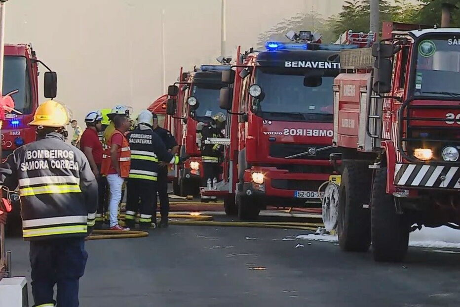 Incêndio em Salvaterra de Magos