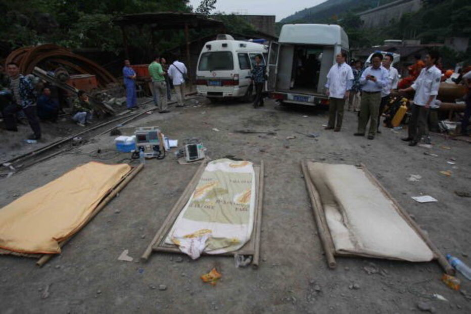 Explosão de gás em mina