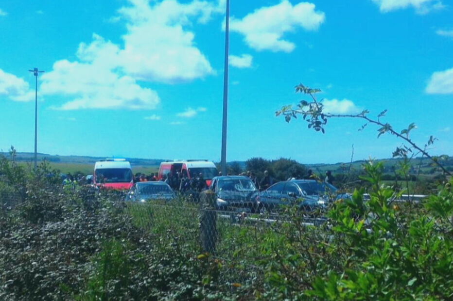 Viatura do suspeito foi apreendida pelas autoridades francesas após este ser detido