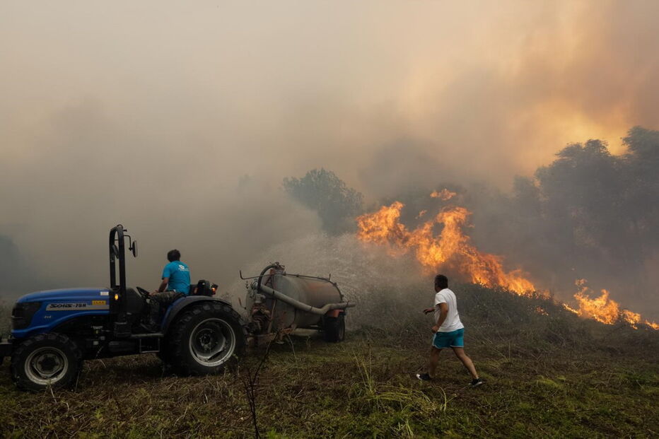 Incêndio na Mealhada obriga ao corte da A1 nos dois sentidos