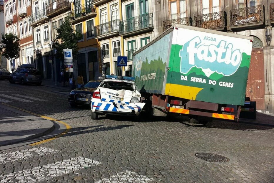 Aparato no local do acidente 