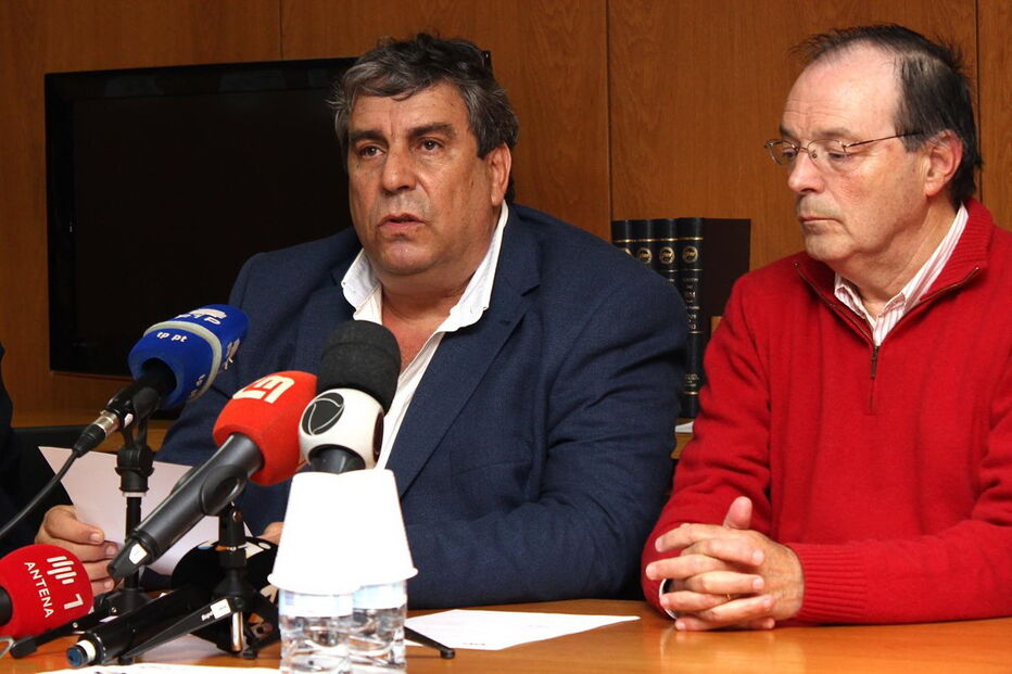  Os líderes dos sindicatos dos médicos, Jorge Roque da Cunha e Mário Jorge Neve