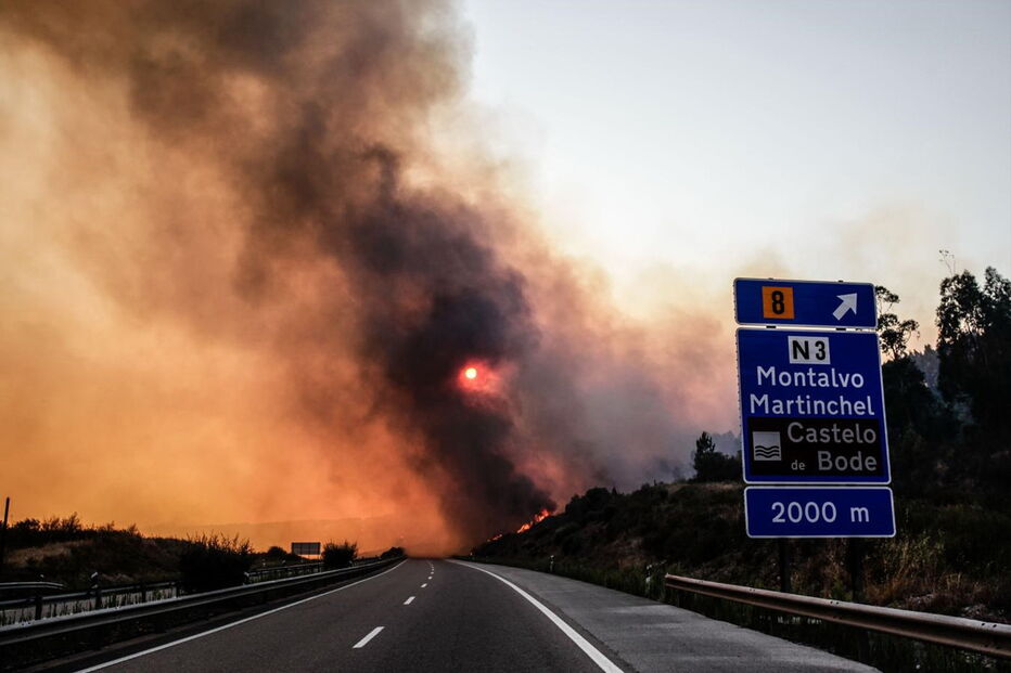 Incêndio em Abrantes