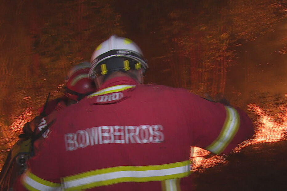 Cinco bombeiros feridos em fogos de Abrantes