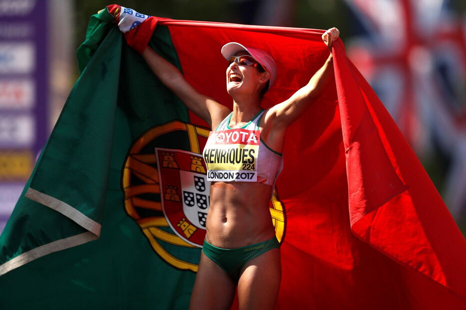 Inês Henriques sagra-se campeã mundial nos 50 km de marcha nos Mundiais de Atletismo