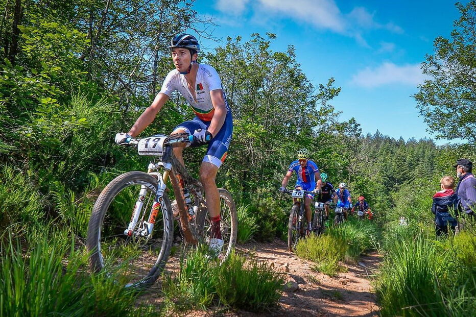 O ciclista Tiago Ferreira