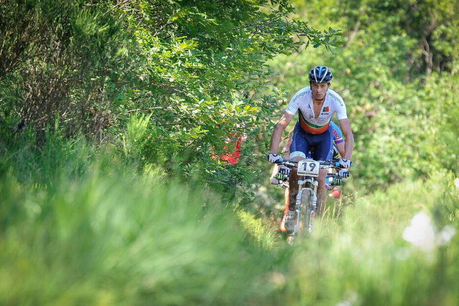 O ciclista Tiago Ferreira