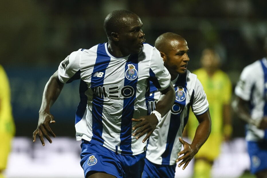 Aboubakar celebra o golo