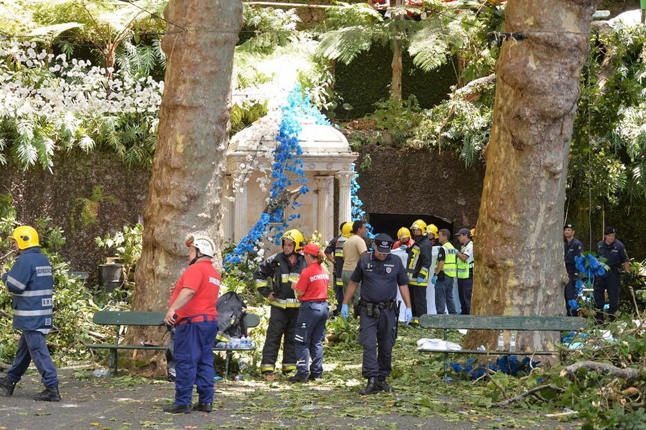 As imagens da tragédia no Funchal