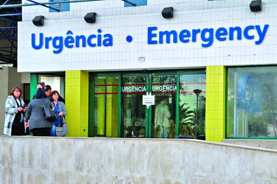 Algumas das vítimas de agressão foram levadas ao hospital de Faro