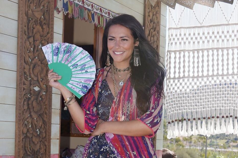 Sofia Ribeiro nas gravações da novela 'A Herdeira', da TVI