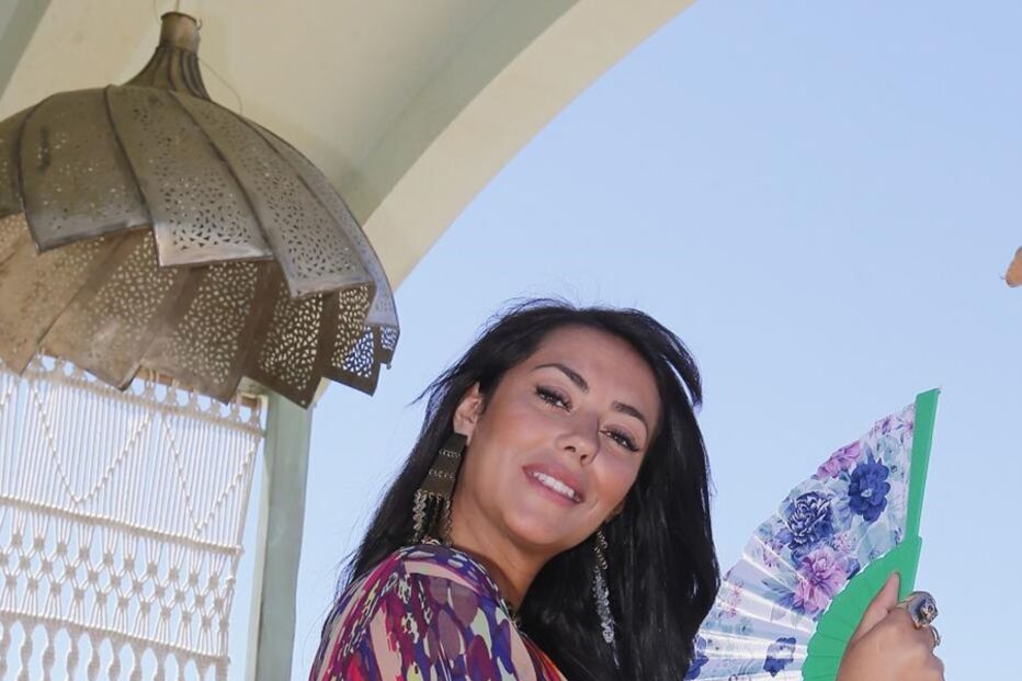 Sofia Ribeiro nas gravações da novela 'A Herdeira', da TVI