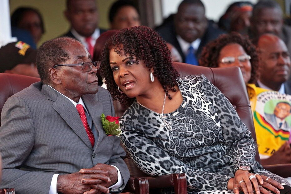 Grace e Robert Mugabe