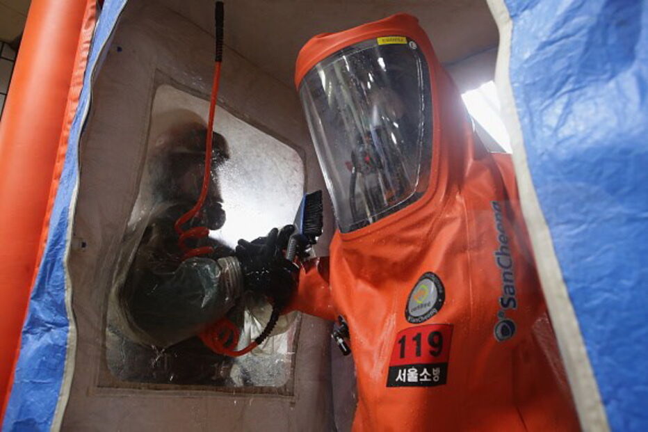 Imagens de arquivo dos exercícios Ulchi Freedom Guardian do ano passado