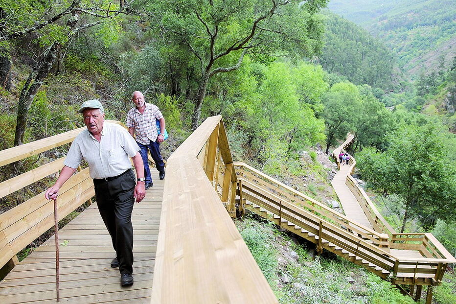 Passadiços no rio Paiva