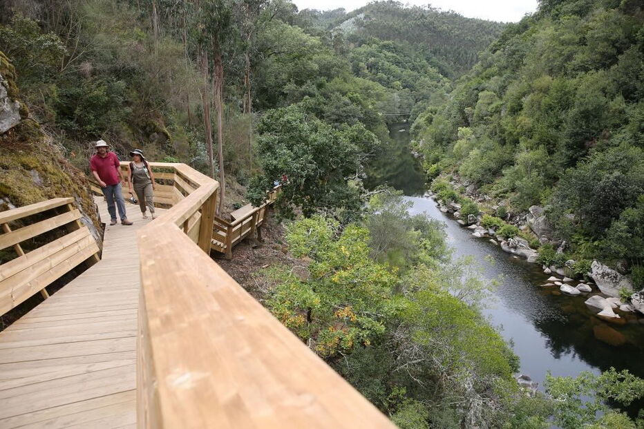 Passadiços no rio Paiva