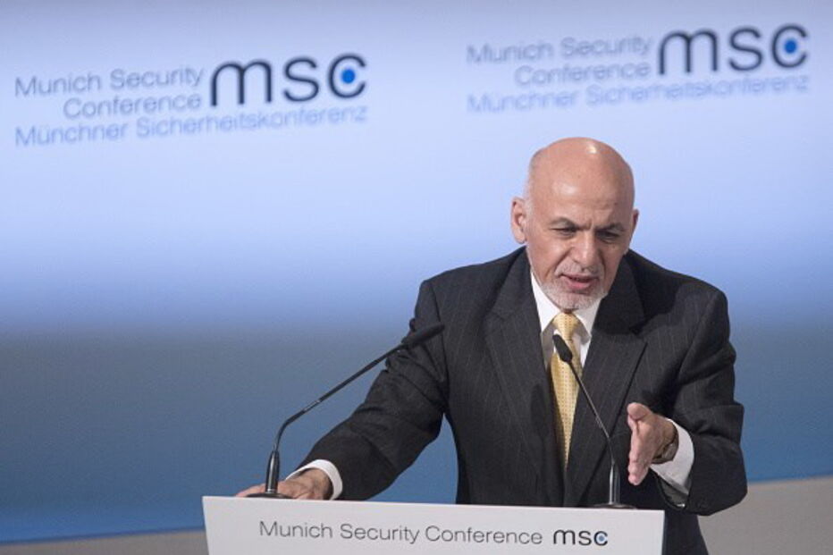 O chefe de Estado afegão, Ashraf Ghani