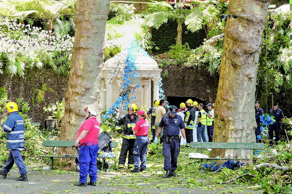 Local da tragédia só foi selado após análise de peritos mobilizados pela Câmara do Funchal 