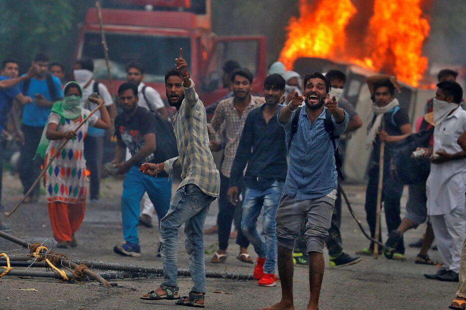 Violência já causou mais uma dezena de mortos em Panchkula, na Índia