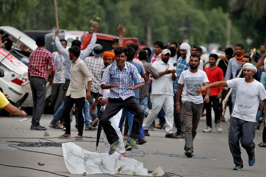 Violência já causou mais uma dezena de mortos em Panchkula, na Índia