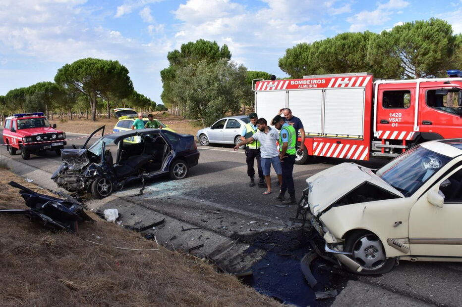 Acidente em Almeirim
