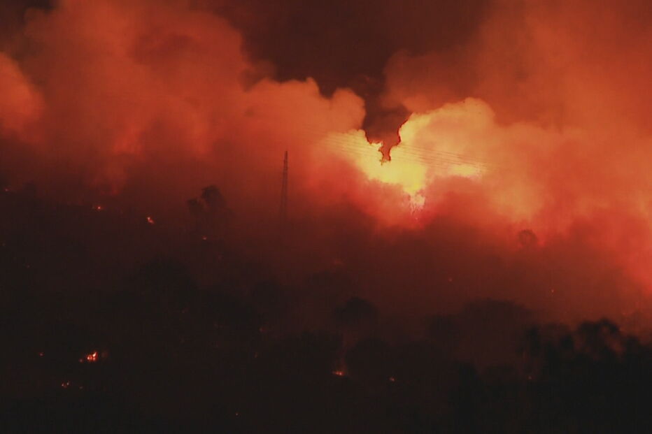 Parque do Douro Internacional, fogos, incêndio, chamas, bombeiros, Picote
