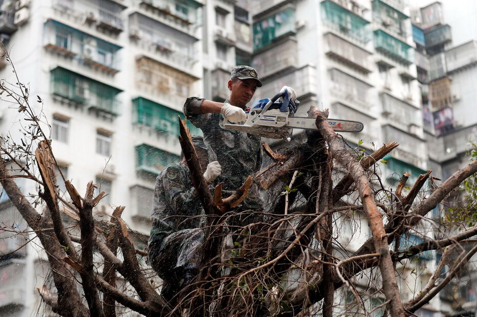 Tufão Pakhar foi o segundo a atingir Macau em quatro dias