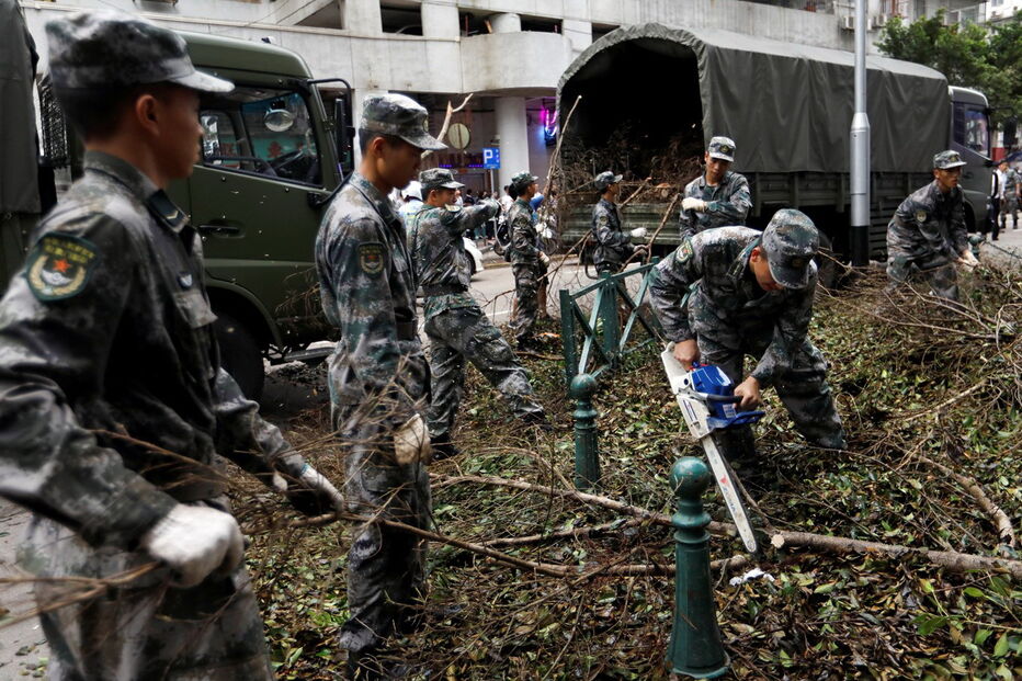 Tufão Pakhar foi o segundo a atingir Macau em quatro dias