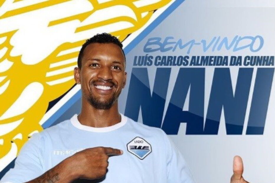Nani apresentado na Lazio