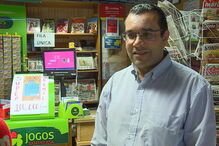 Raspadinha vencedora vendida na papelaria Monteiro, em Ermesinde