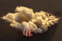 A bordo da Soyouz MS-04 estavam Peggy Whitson, o seu colega da NASA Jack Fischer e o russo Fyodor Yurchikhin, da agência espacial Roscosmos