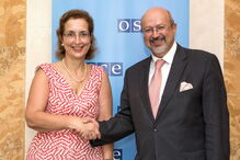 Graça Mira Gomes com Cavaco Silva