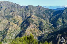A zona da Trompica, na Ilha da Madeira