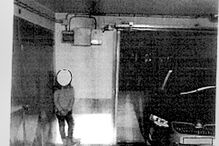 Reconstituição do rapto feito pela criança na garagem da casa de João Paulo Fernandes