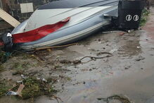Fernando Silva fotografou os estragos causados pelo Irma em St Barth.