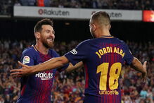 Messi brilhou na vitória do Barcelona sobre o Espanhol